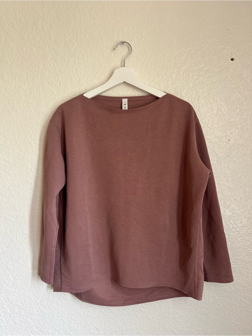 lululemon athletica Dusty Mauve Crewneck Long Sleeve Top